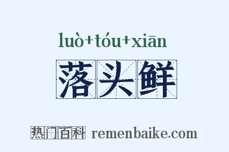 落头鲜是什么意思的图片